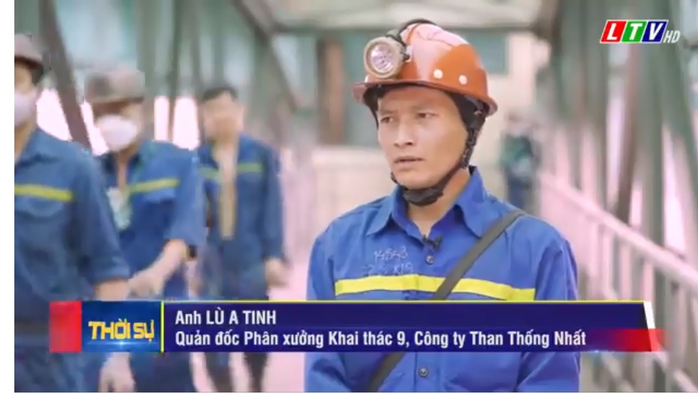 VIDEO Công nhân Lù A Tinh người Lai Châu làm việc tại Tập đoàn Công nghiệp Than Khoáng sản Việt Nam.